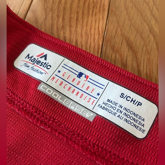 Majestic Red Braves Jersey - Women’s Small - Picture 5 of 5